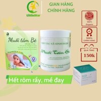 2 Tặng 1 Muối Tắm Bé Sinh Dược Độc Mộc 400g - Muối Tắm Thảo Dược Cho Trẻ Sơ Sinh HẾT  RÔM SẨY, CỨT TRÂU, HĂM DA, MỒ HÔI