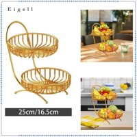 2 Tầng Giỏ Trái Cây Bát Trái Cây Đa Tiệt Sắt Rau Bảo Quản Bát Trái Cây Giá Đỡ Cho Khoai Tây Bánh Mì Bảo Quản Snack Holdiay