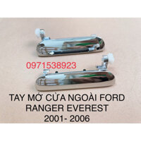 2 TAY MỞ CỬA NGOÀI MẠ CROM FORD RANGER EVEREST MAZDA B2200 B2250 1998-2007