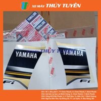 2 Tem xe trắng 1124 SIRIUS FI chính hãng yamaha 1FCF83AT2000 1FCF83AS2000