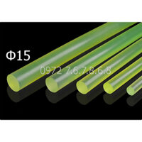 (2 Thanh) Nhựa PU Tròn Phi 15mm - dài 500mm