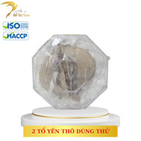 2 tổ yến dùng thử - kèm táo đỏ, đường phèn, (nhíp dành riêng cho yến thô) - Yến sào Đỗ Thị Toán Food