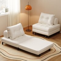 (2 Trong 1) Ghế Sofa Bệt Tatami Giường Gấp Đơn Đa Năng, Ghế Sofa Giường Thư Giãn Nghỉ Trưa Văn Phòng