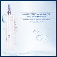 2 trong 1 Hydra Kim Phun Derma Pen Nano Mesotherapy Micro Dr Pen Mesogun Di Động Bút Kim Phun Thông Minh Chăm Sóc Da Mặt