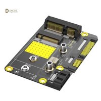 2 trong 1 MSATA / M.2 NGFF SSD sang Dual SATA3 Adapter M.2 / MSATA sang SATA Adapter M.2 NGFF MSATA SSD sang SATA3.0 2.5Inch Adapter