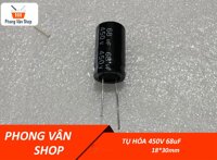 2 Tụ 450v 68uf phân cực - 18x30mm