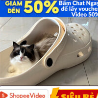 (2 tuần) Mới Ngoại Thương Bán Chạy Dép Khổng Lồ Đồ ChơI Mèo Ổ Lỗ Giày Lỗ Lớn Ổ Chó Sáng Tạo Vui Nhộn