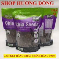 2 Túi Hạt chia Organic Chia Seeds Australia màu tím 1kg
