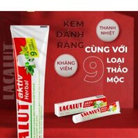 2 Tuýp Lacalut Aktiv Herbal - kem đánh răng 9 Loại Thảo Mộc chính hãng CHLB Đức