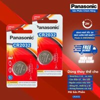 2 Vỉ Pin Panasonic CR2032  CR 20321PT x 2 Vỉ  Lithium 3V Chính Hãng