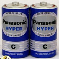 2 viên Pin trung C 15V Panasonic Hyper R14UT/2S Panasonic