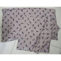 2 vỏ gối 50x70 chất cotton lụa mát korea nubizio