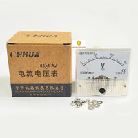2 Vôn kế cơ DC 300V 85C1 đo áp 0-300V chính hãng HUA