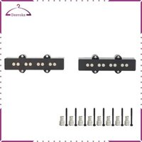 2 X Bass Pickup Cầu Cổ Pickup Bộ 4 Dây Cầu / Cổ Bass Pickup