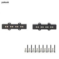 2 X Bass Pickup Cầu Cổ Pickup Bộ 4 Dây Cầu / Cổ Bass Pickup