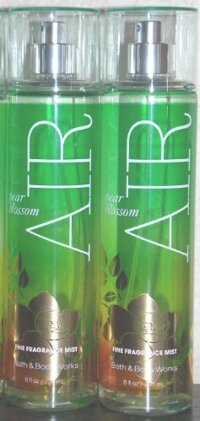 2 X Bath Body Works Pear Blossom Air Fine Fragrance Mist Body Spray (Lot of Two Bottles 8 Oz Each)