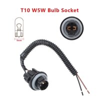 2 x Đèn biển số ô tô T10 W5W Giá đỡ bóng đèn cho đầu nối cáp Cadillac Escalade