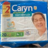 (20+2 Miếng) Sỉ 1 cây/thùng 4 Gói Tấm đệm lót / Miếng lót Caryn 20 miếng 42*72cm Mỏng nhẹ Siêu thấm - Date luôn mới