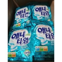 [20 bịch]Kẹo Lotte Anytime Hàn Quốc Không Đường Bạc Hà/Đào/Chanh 60g x 20