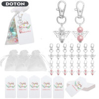 20 Bộ Guardian Thiên Thần Móc Khóa Nhiều Màu Sắc Lễ Rửa Tội Lưu Niệm Trang Trí Đám Cưới