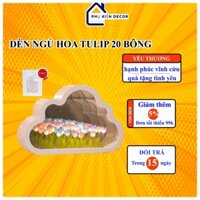 🔥20 bông🔥Đèn hoa tulip Tulip Đèn Ngủ led Hình Đám Mây Sáng Tạo Để Bàn Trang Trí Quà Tặng Sinh Nhật