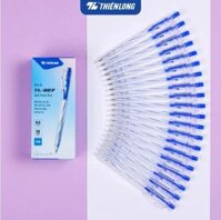 [20] Bút Bi Thiên Long TL-027 Ngòi 0,5mm - Bút Bi Viết Mực Xanh