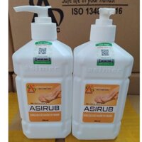 20 chai nước rửa tay sát khuẩn chính hãng Asirub 500ml [1 thùng nguyên seal]