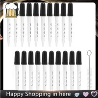 20 Chiếc 1Ml Thủy Tinh Lỏng Nhỏ Giọt, Ống Nhỏ Giọt Mắt Có Bóng Hút Đen, Cho Trang Điểm Nghệ Thuật Chất Lỏng, Đầu Thẳng Phong Cách