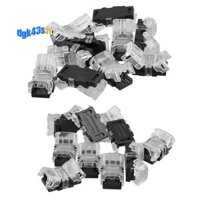 20 Chiếc 2Pin Dải LED Kết Nối Chống Thấm Nước 8 Mm LED Đầu Nối Cho Đèn LED Dải WS2811 WS2812B Dải