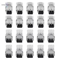20 Chiếc 2Pin Dải LED Kết Nối Chống Thấm Nước 8 Mm LED Đầu Nối Cho Đèn LED Dải WS2811 WS2812B Dải