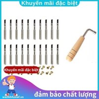 20 Chiếc Chỉnh Pin Móng Tay Và 20 Chiếc Đinh Tán, Với Cờ Lê Điều Chỉnh Hình Chữ L, Cho Lyre Harp Nhạc Cụ Dây Đàn Harp Nhỏ. wazhihfuxiafvn