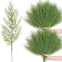 20 CHIẾC Lá Thông Nhân Tạo Nhánh, Sprig Cây Xanh Giả 13,7 inch, dành cho Vòng Hoa DIY, Trang Trí Giáng Sinh, Làm Vườn Nhà, Lễ Hội