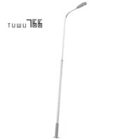 20 Chiếc Mẫu Đường Sắt 10cm Đèn Bài Đèn Đường Phố HO Tỉ Lệ 1: 87 LED 3V Điện Trở LQS08 Đơn -Bright Trắng