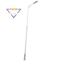 20 Chiếc Mẫu Đường Sắt 10cm Đèn Bài Đèn Đường Phố HO Tỉ Lệ 1: 87 LED 3V Điện Trở LQS08 Đơn -Bright Trắng
