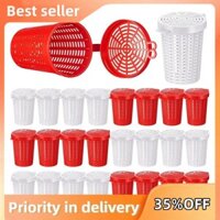 20 Chiếc Mồi Câu Cá Lồng Bẫy Cá Mồi Ăn Giỏ Nhựa Mồi Xô Cho Tôm Giun Đất Cua Cá Chép