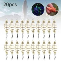 20 Chiếc Mồi Lồng Hình Ô Liu Hợp Kim Đồng Mồi Câu Cá Bẫy Lồng Giỏ Giá Đỡ Mùa Xuân Cá Chép Câu Cá Thô Mồi Ăn