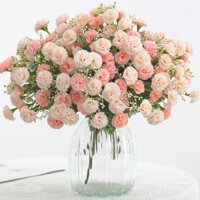 20 Đầu / Bó Hoa Cẩm chướng Nhân Tạo Hoa Cẩm chướng Lụa Hoa Cô Dâu Cho Mẹ Tiệc Cưới Trang Trí Nhà Cửa