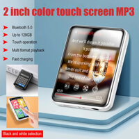 2.0 Inch Full Màn Hình MP3 Walkman Phiên Bản Học Sinh Mini Siêu Mỏng Bluetooth Di Động Màn Hình Cảm Ứng Máy Nghe Nhạc Hỗ Trợ FM
