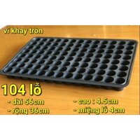 20 KHAY VỈ 104 LỖ ƯƠM HẠT GIỐNG (NHỰA PET)