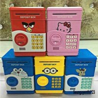 [20 MẪU] KÉT SẮT ĐỰNG TIỀN MINI CHO BÉ- KÉT TIẾT KIỆM ATM CHO TRẺ