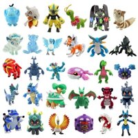20 Phong Cách Anime Pokémon Sang Trọng Charizard Kyogre Lucario Psyduck Rayquaza Mew Cubone Kooffing Solgaleo Lycanroc Marshadow Zeraora Đồ Chơi Búp Bê Mềm Quà Tặng Nhồi Bông