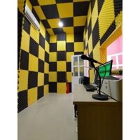 20 tấm Mút tiêu âm, cách âm 50x50x3cm/tấm - hình trứng (hột gà ) cho phòng karaoke