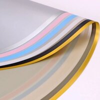 20 tờ giấy mờ Waltz Series Magic Edge giấy gói hoa bán trong suốt giấy gói hoa tươi tròn