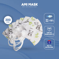 [200-300 chiếc] Khẩu trang y tế trẻ em AMI 5D Mask for kids 3 lớp kháng khuẩn, kiểu dáng 5D chống bụi mịn an toàn cho bé