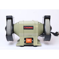 200-300W Máy mài 2 đá CROWN, máy mài đá để bàn, mài dao kéo, máy đánh bóng chân đèn mài 2 đầu CT13331 CT13332 CT13333