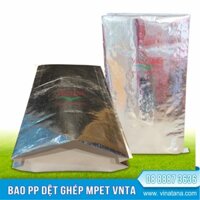 200 Bao PP dệt túi lồng, ghép 3 lớp màng OPP/MPET/CPP tải trọng 25kg Vina Tân Á