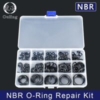 200 CÁI Độ dày 1.9 / 2.4 / 3.1mm Cao su Nitrile NBR Vòng đệm Vòng đệm Vòng đệm O Nhẫn Bộ cao su chịu dầu