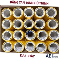200 cuộn băng tan cao su non Phú Thịnh chính hãng 10m dai dày ( 1 hộp )
