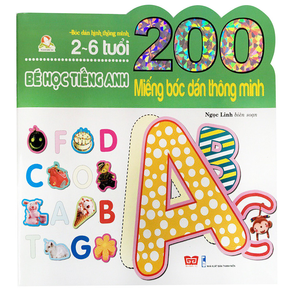 200 Miếng Bóc Dán Thông Minh - Bé Học Tiếng Anh (2 - 6 Tuổi)