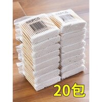 2000 cây tăm bông cho việc vệ sinh tai, sử dụng trang điểm, que bông gỗ, que bông hai đầu, que bông vệ sinh dùng một lần